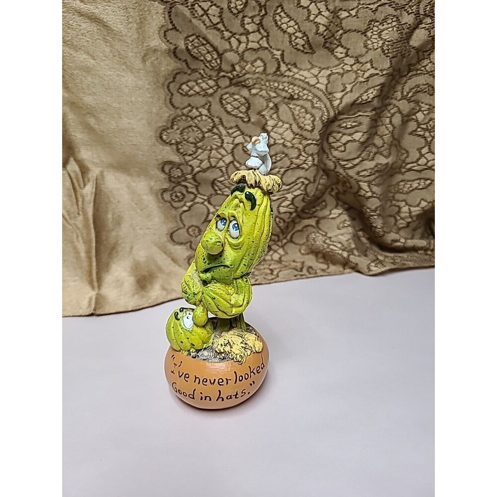 80s Shelf Sitter Resin Catus Vintage Excellent Condition